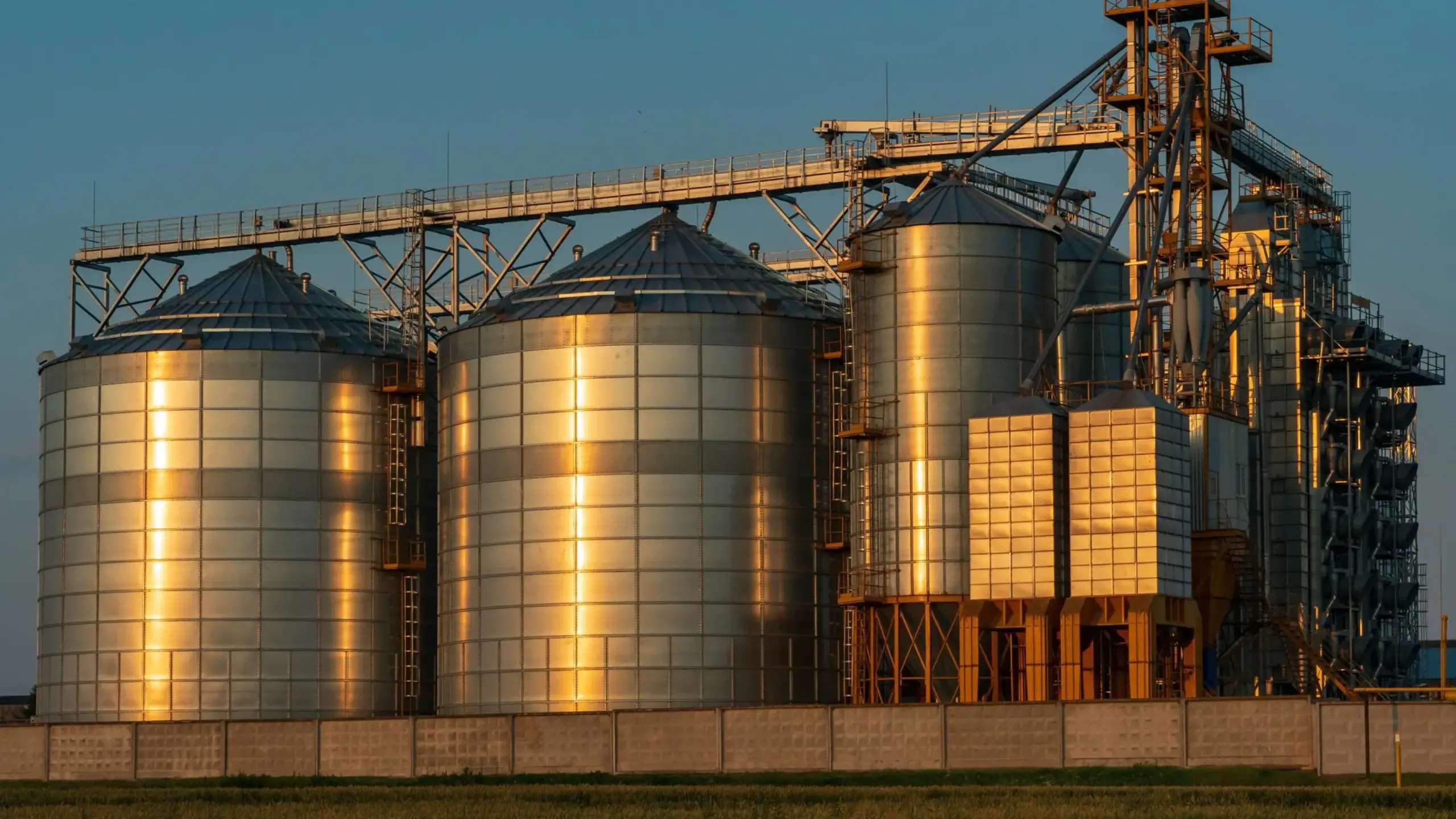 Armazenamento em silos industriais para grãos e insumos a granel com estrutura logística integrada_1_5x