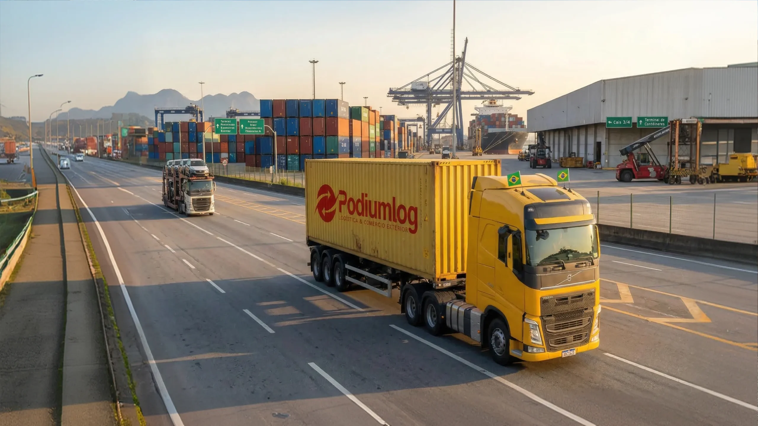 transporte de cargas em área urbana e portuária operação logística integrada_1_5x