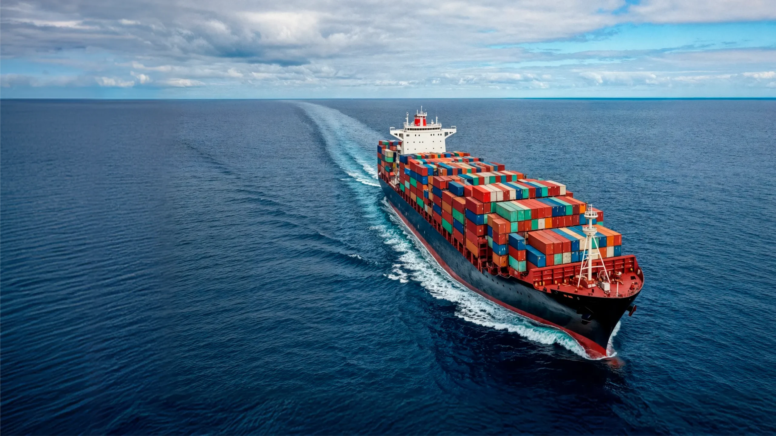 transporte internacional de cargas por navio com containers em rota marítima_1_5x